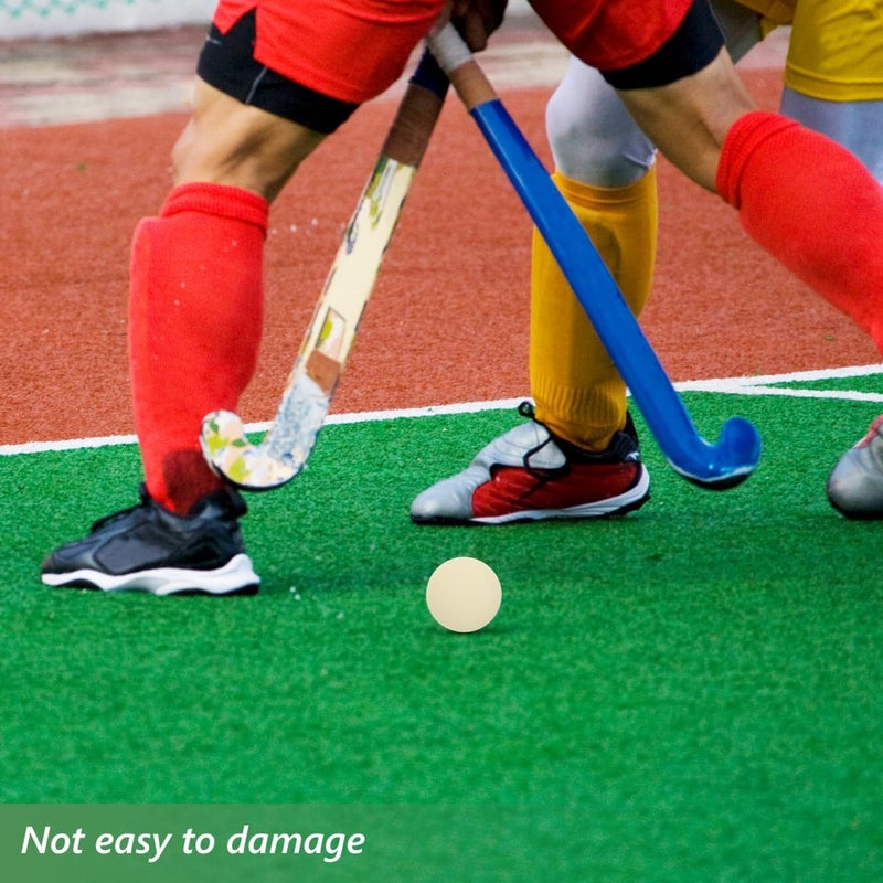 OHPHCALL Enhance Skills 2pcs Glow-in-The- Hockey Balls for Night Play Field Hockey Training - Image 4